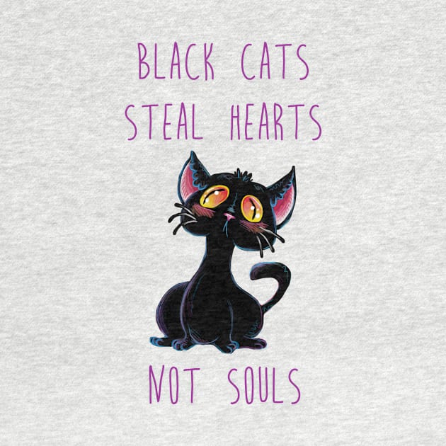 Black Cats Steal Hearts Not Souls by ckrickett